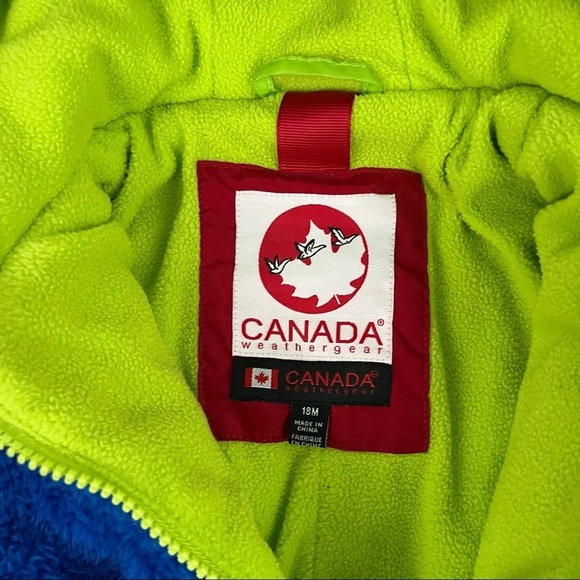 CANADA WEATHERGEAR hooded fleece onesie - Picture 8 of 8